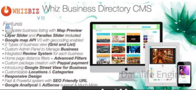 WhizBiz 1.2.0 Rus - скрипт бизнес-каталога