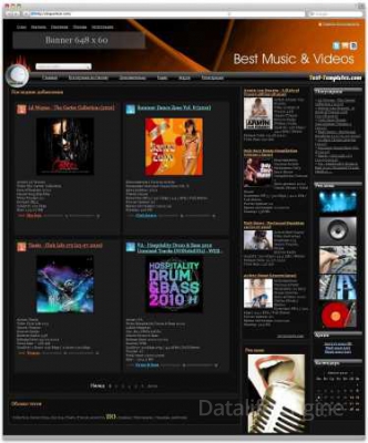 Шаблон на тему музыки и видео для DLE 11.3