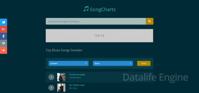 SongCharts - Музыкальная поисковая система на автомате