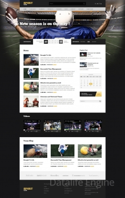 SportClub v1.95 - спортивный шаблон для WordPress