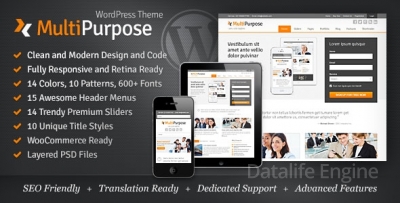 MultiPurpose v1.5.23 - многоцелевой шаблон для WordPress