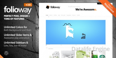 Folioway v3.0 — Premium Portfolio WordPress шаблон