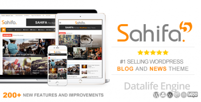 Sahifa v5.6.5 - универсальный шаблон для WordPress