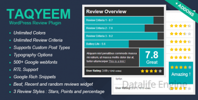 Taqyeem v2.2.3 —Модуль для обзоров и рейтингов