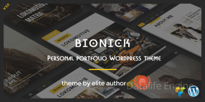 Bionick v3.0 - тема для портфолио Wordpress