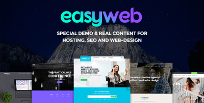 EasyWeb v2.1.9 – шаблон хостинга, SEO и web-агенств