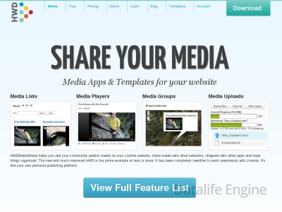 HWD MediaShare Pro v2.0.5 Rus - мощная медиа галерея для Joomla