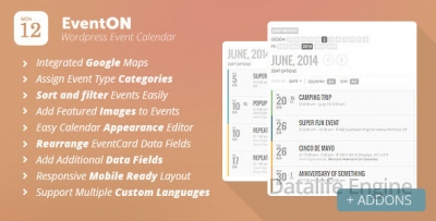EventOn v2.5.3 - календарь событий для WordPress