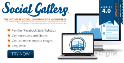 Social Gallery v5.0.1 - Lightbox плагин для WordPress