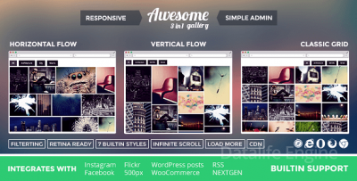 Модуль  Awesome Gallery v2.1.15 WordPress