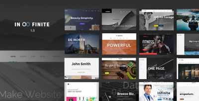 Infinite v1.5.6 – многоцелевой WordPress шаблон