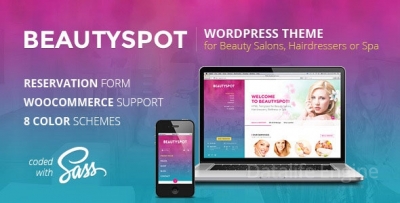 BeautySpot v2.3.6 — WordPress тема для салонов красоты