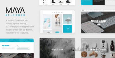 Maya v1.2 — креативный WordPress шаблон
