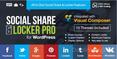 WordPress Модуль Social Share & Locker PRO 7.3