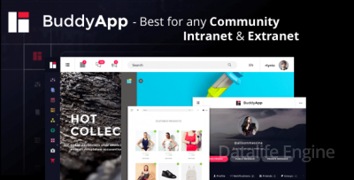 BuddyApp v1.5 — шаблон создания сайта сообщества для WordPress