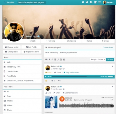 SocialKit v2.5.0 - Платформа социальных сетей