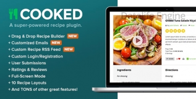 Cooked v2.4.1 - плагин кулинарных рецептов для WordPress