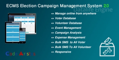 ECMS 2.0 - система управления избирательной кампанией скрипт