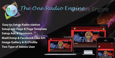 The One Radio Engine v3.0.1 - скрипт онлайн-радио