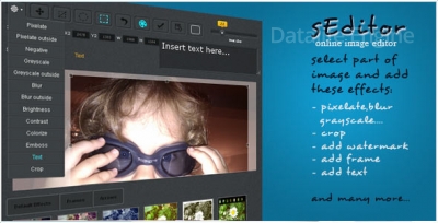 sEditor 2.7 - онлайн редактор изображений