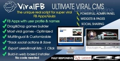 ViralFB v2.0 Rus - CMS для создания вирусных приложений или викторин в Facebook