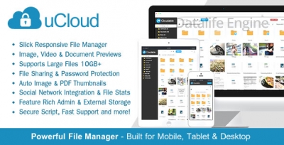uCloud 1.4.1 - скрипт хостинга файлов