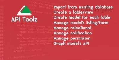 API Toolz v1.0 - PHP Laravel v5.4 Backend + API GUI Tools