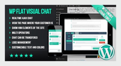 Скачать скрипт FLAT VISUAL CHAT V5.3.6.9 - ЧАТ ДЛЯ WORDPRESS