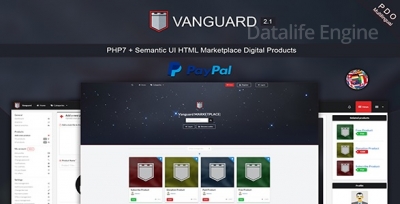 Скачать  скрипт магазина Vanguard v2.1  цифровых товаров