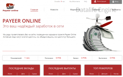 Скрипт хайпа Payeer online